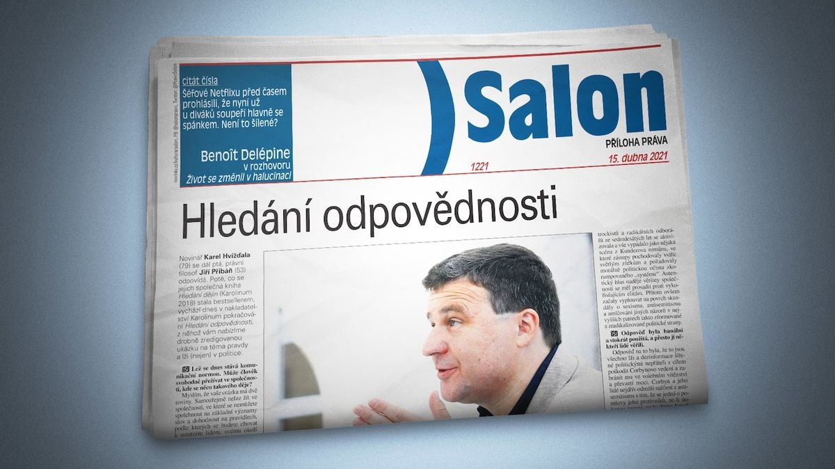 Vychází nový Salon: Karel Hvížďala s Jiřím Přibáněm o pravdě a lži v politice